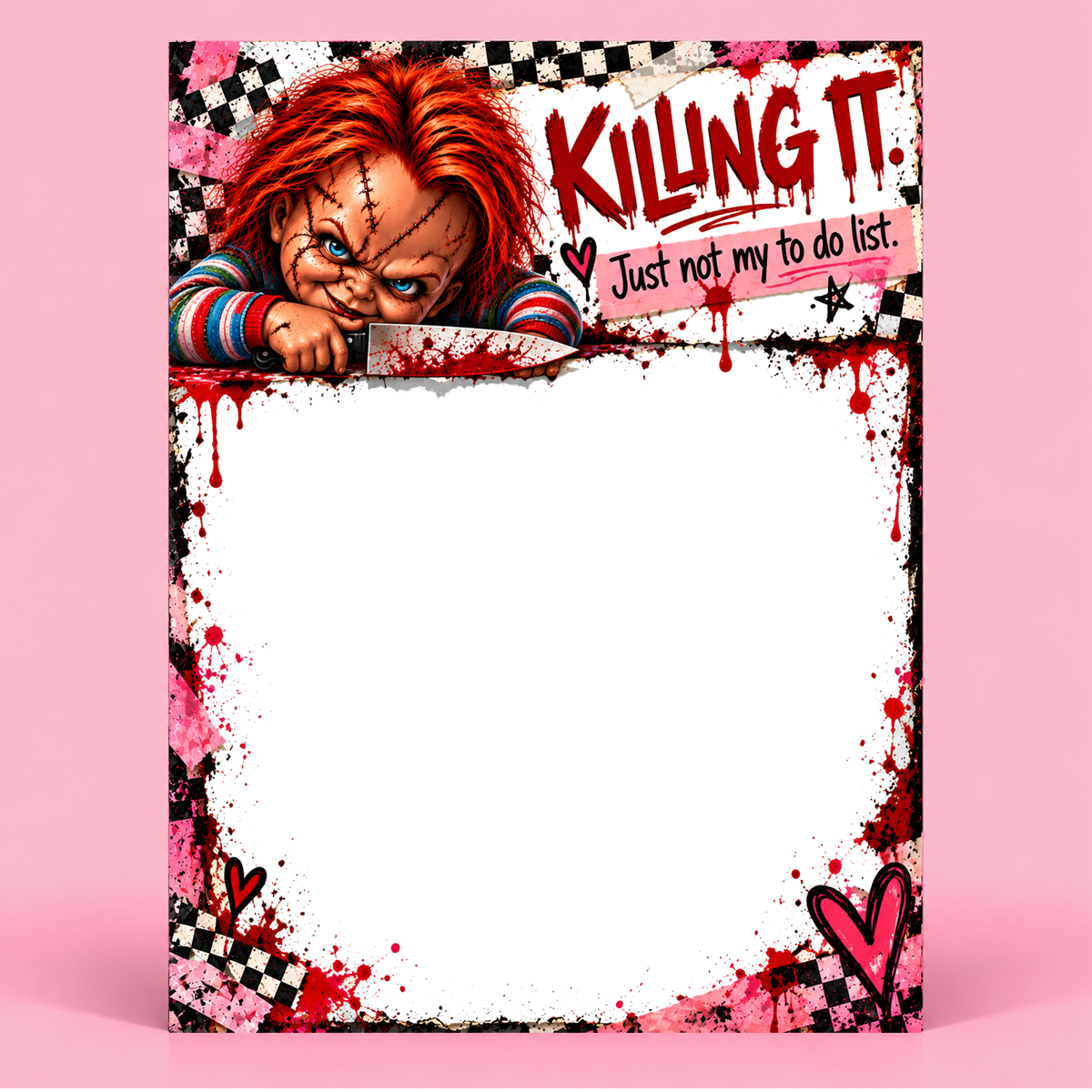 Horror Small Notepad - Killing It