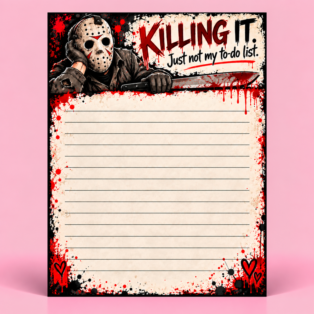 Horrie Small Notepad - Killing It