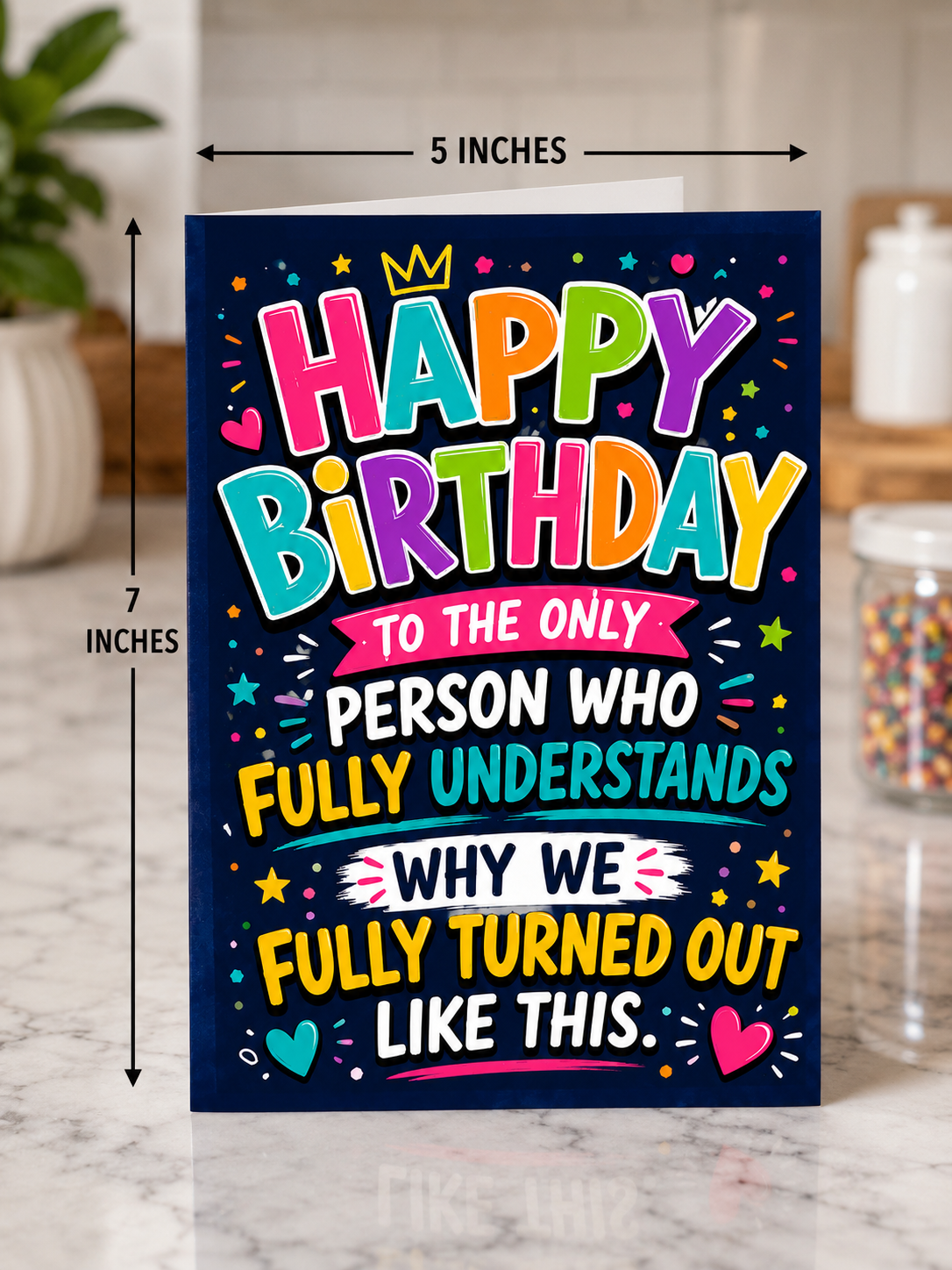 Funny Sibling Birthday Card