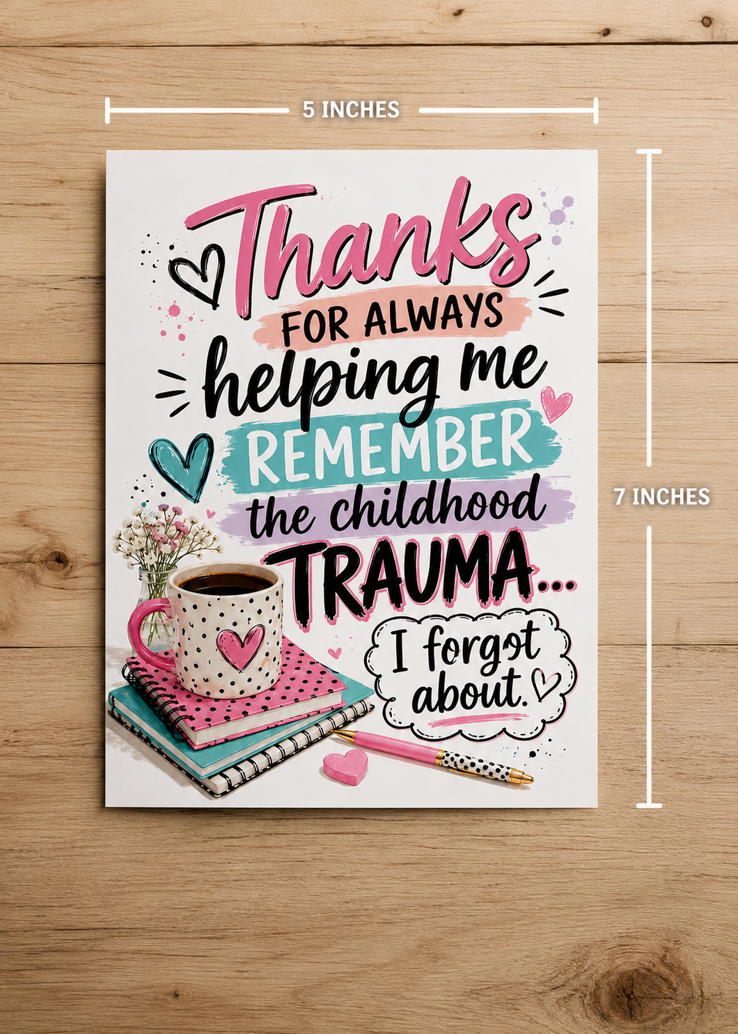 Trauma Memory Greeting Card