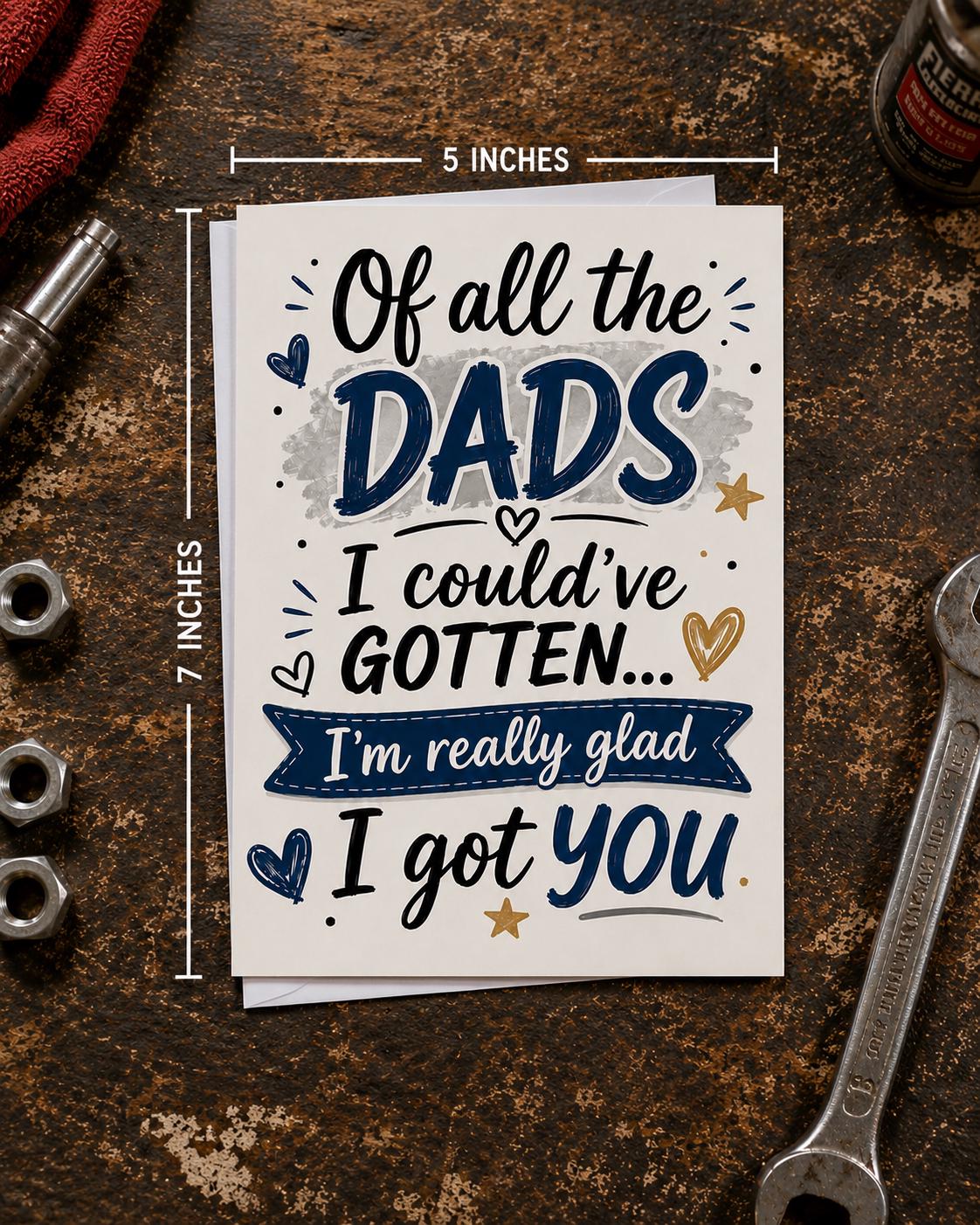 Father's Day, Birthday Greeting Card