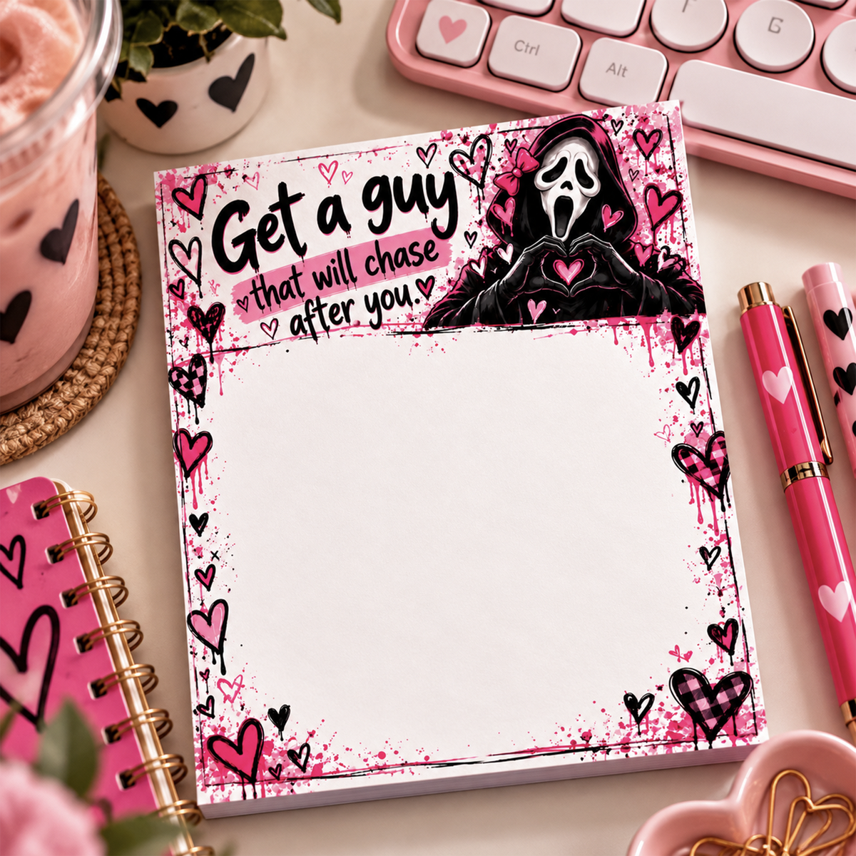 Ghostface Small Notepad - Get a Guy