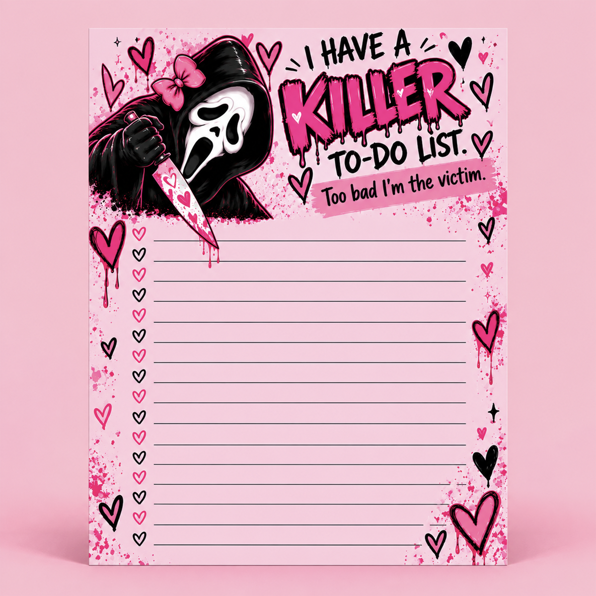 Ghostface Small Notepad - I Have a Killer To-Do List