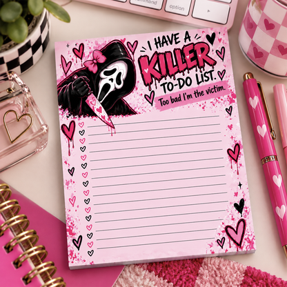 Ghostface Small Notepad - I Have a Killer To-Do List