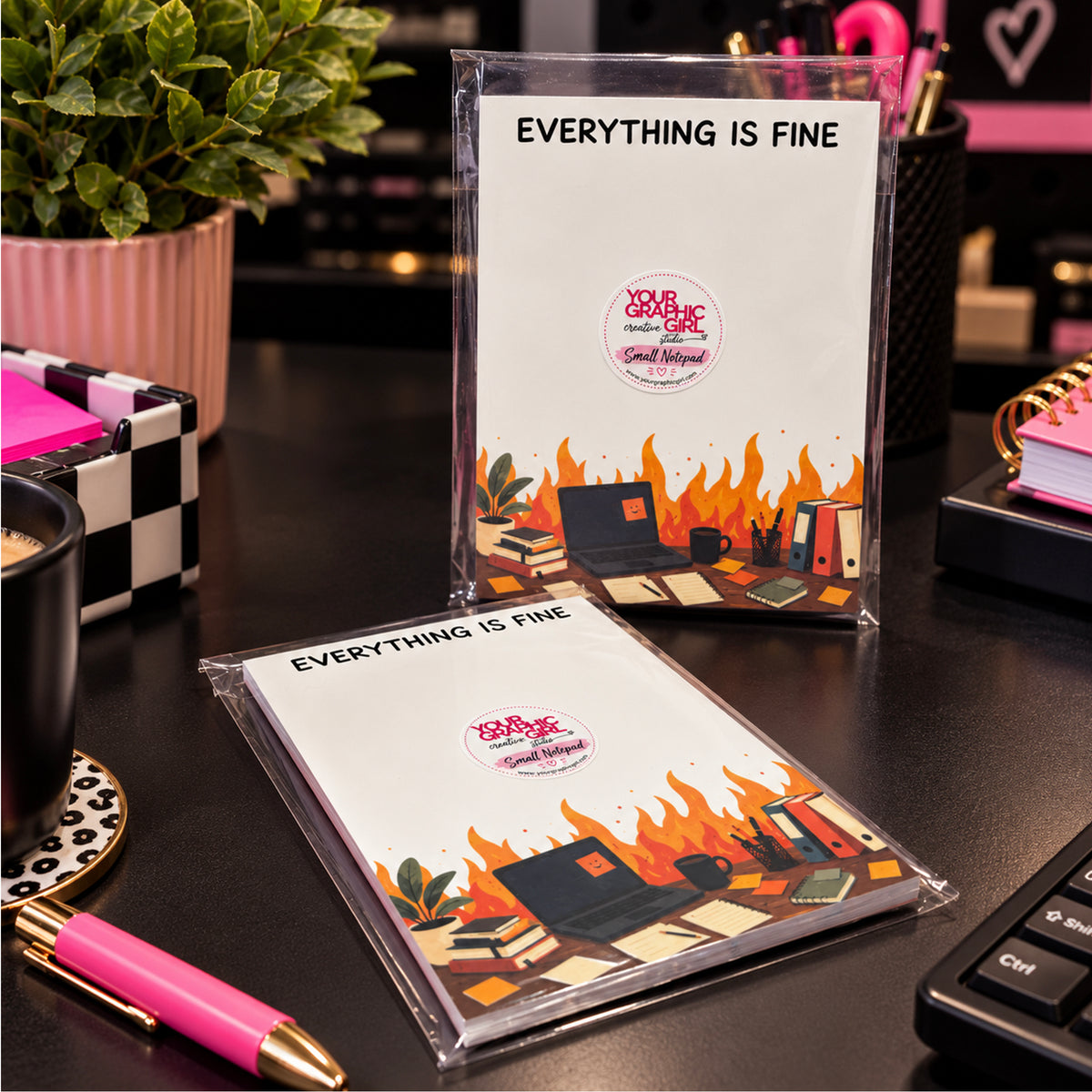 Everything is Fine Small Notepad