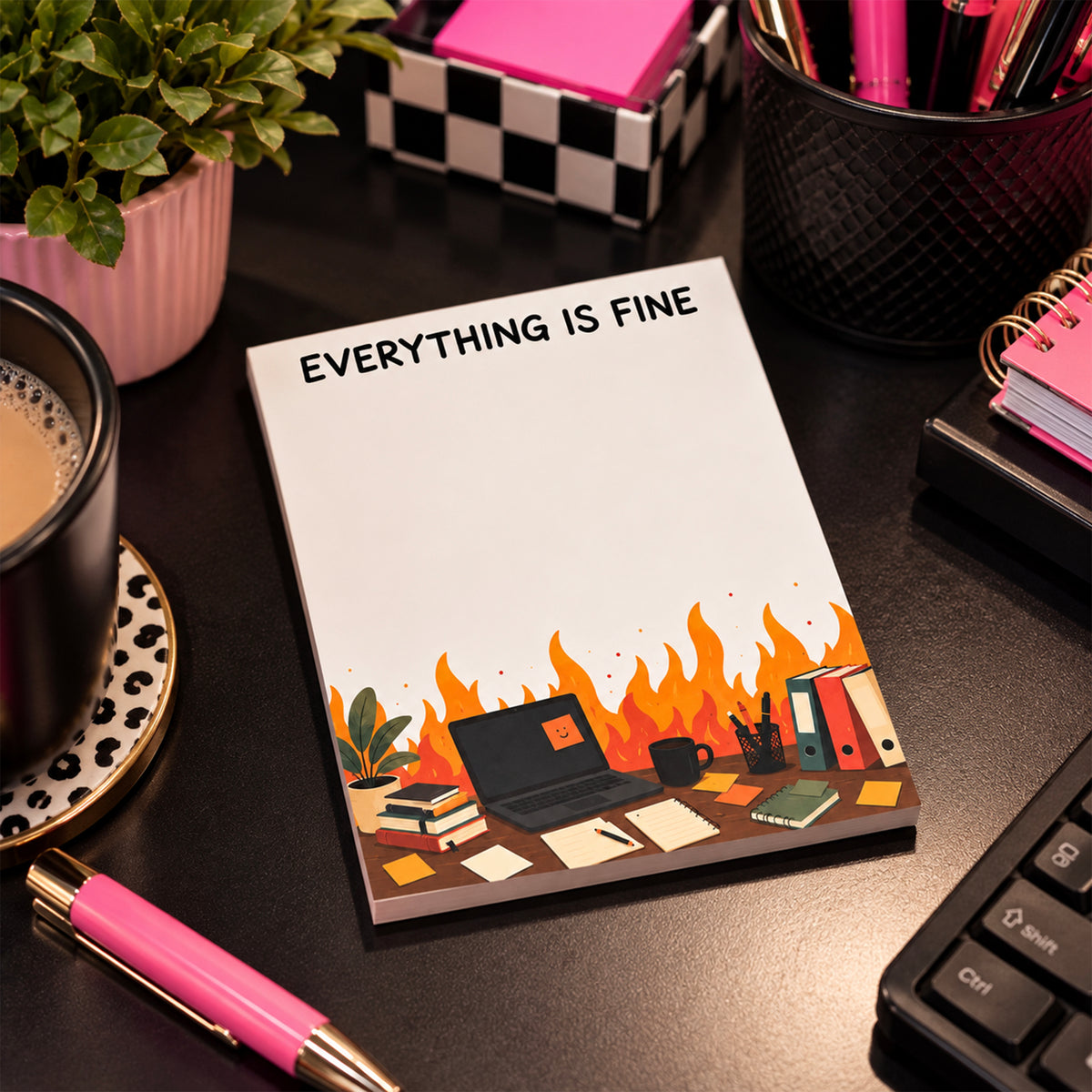 Everything is Fine Small Notepad