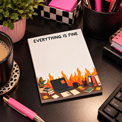 Everything is Fine Small Notepad