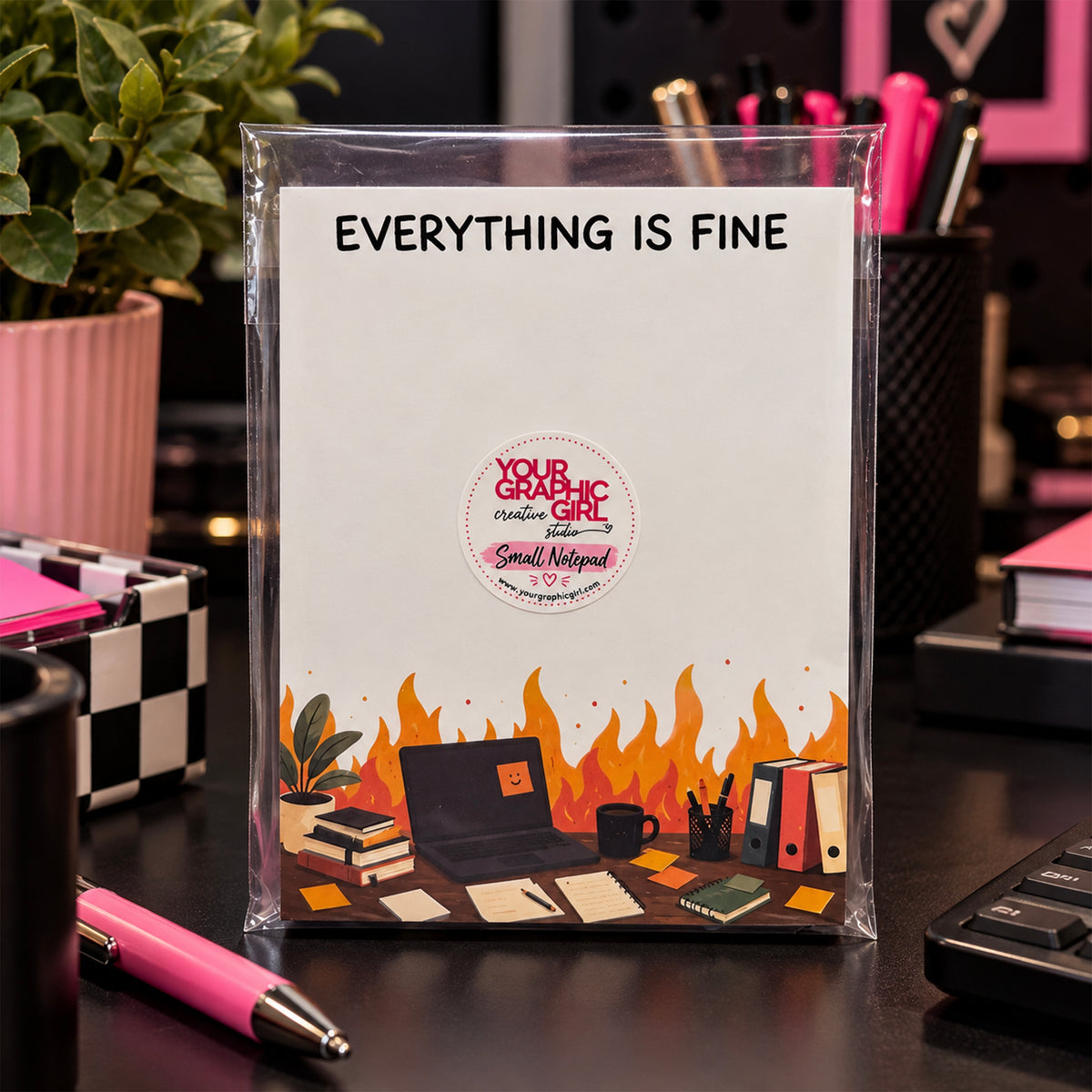 Everything is Fine Small Notepad