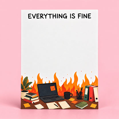 Everything is Fine Small Notepad