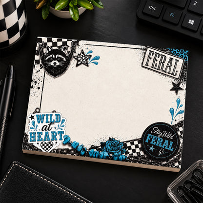 Wild & Feral Small Notepad