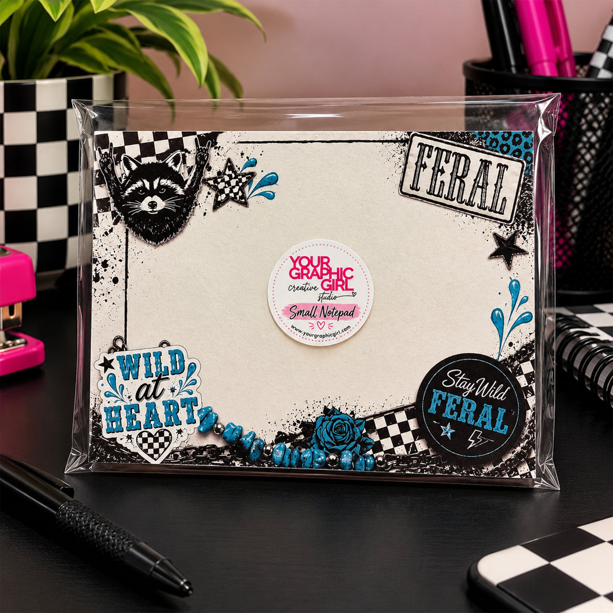 Wild & Feral Small Notepad