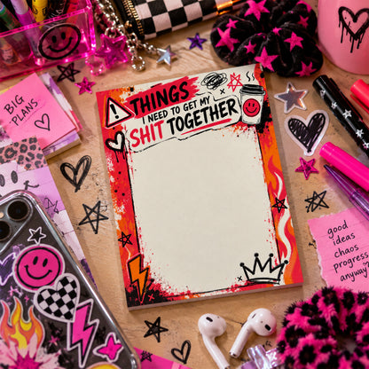 Hot Mess Headquarters Small Notepad