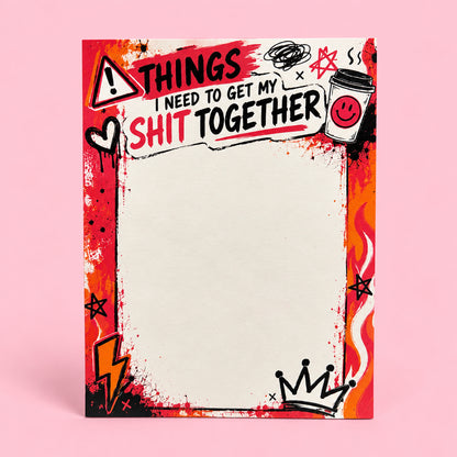 Hot Mess Headquarters Small Notepad