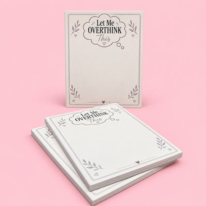 Overthinking Department Small Notepad