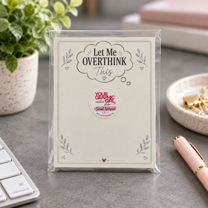 Overthinking Department Small Notepad