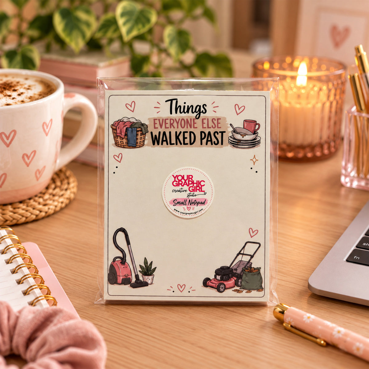 Domestic Disaster Small Notepad
