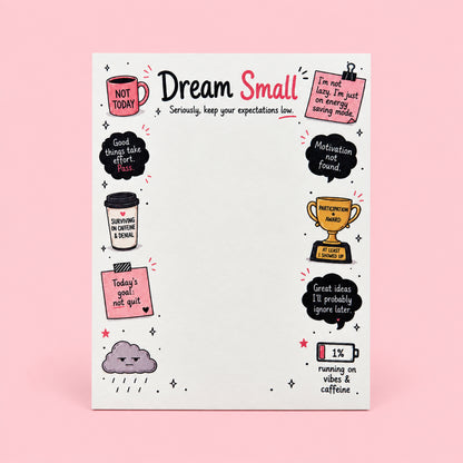 Unmotivational Small Notepad