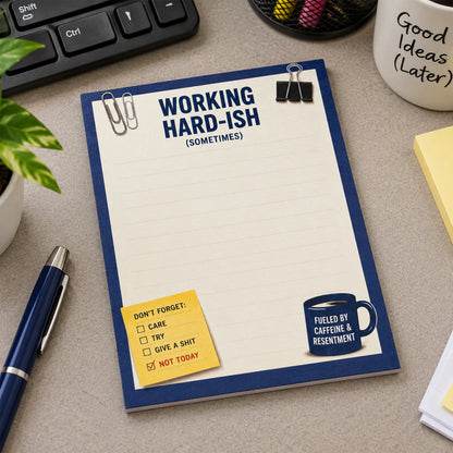 Work is Bullshit Small Notepad