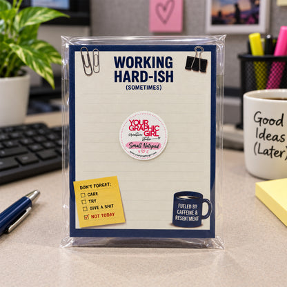 Work is Bullshit Small Notepad