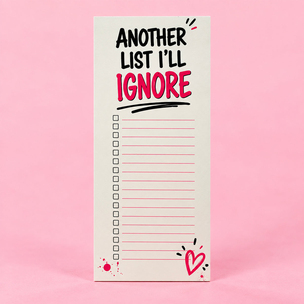 Another List I'll Ignore Notepad