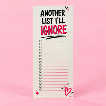Another List I'll Ignore Notepad