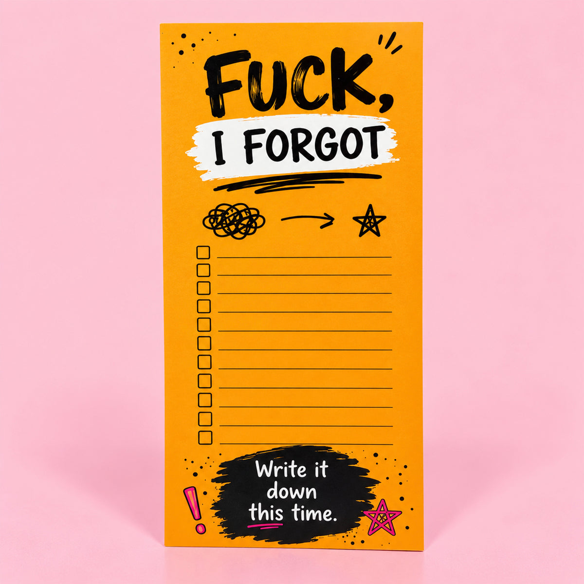 Fuck I Forgot Small Notepad