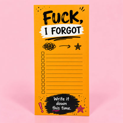 Fuck I Forgot Small Notepad