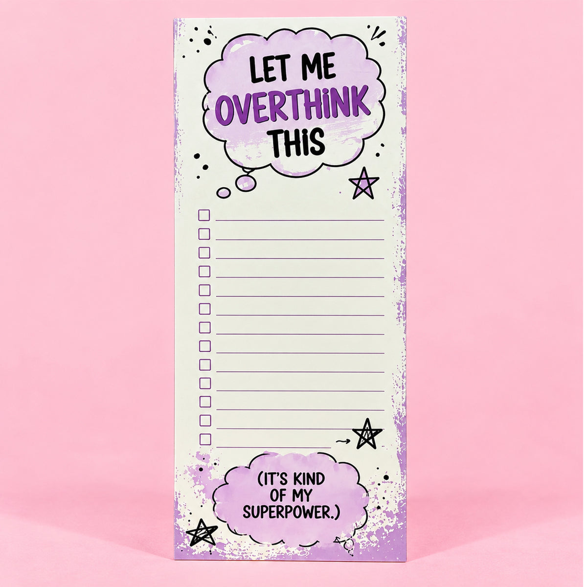 Let Me Overthink This Notepad