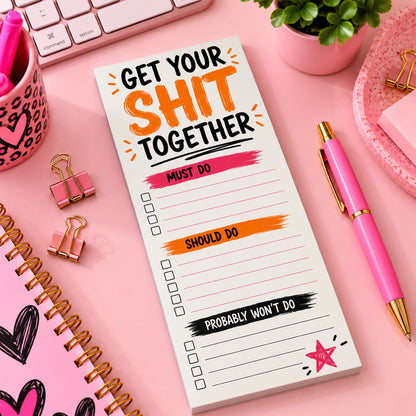 Get Your Shit Together Notepad