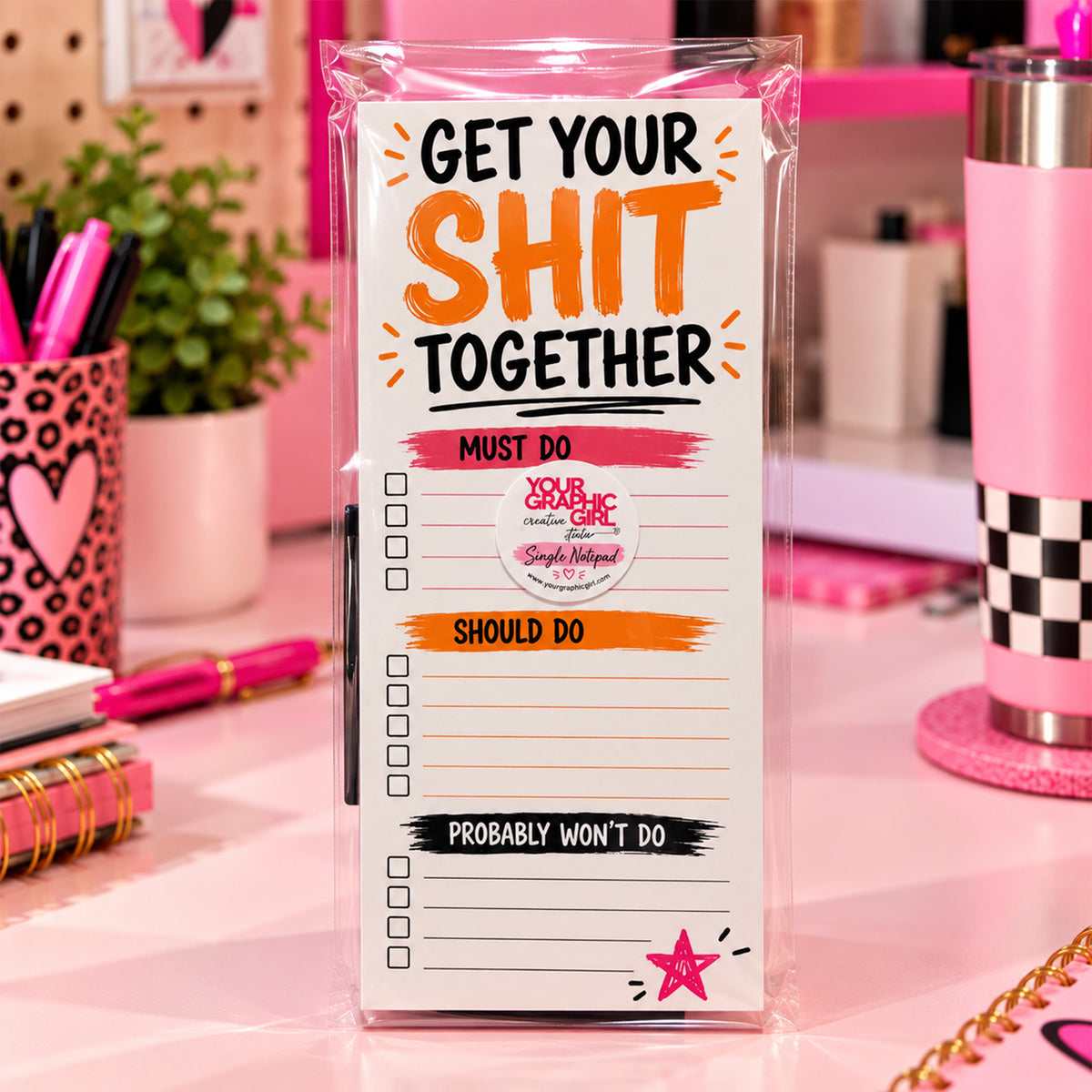Get Your Shit Together Notepad