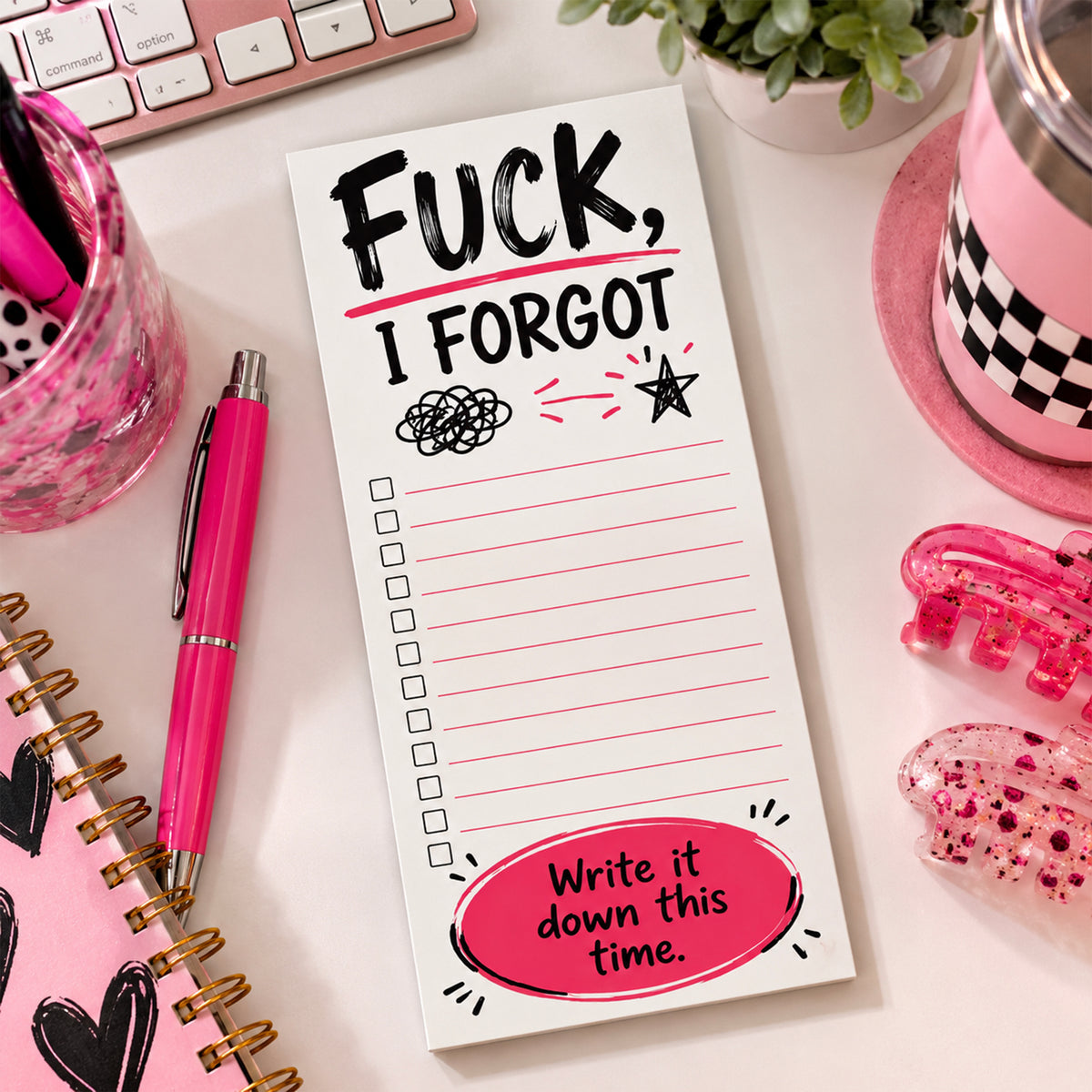 Fuck I Forgot Notepad