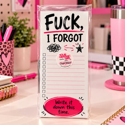 Fuck I Forgot Notepad