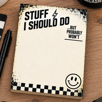 Stuff I Should Do Small Notepad