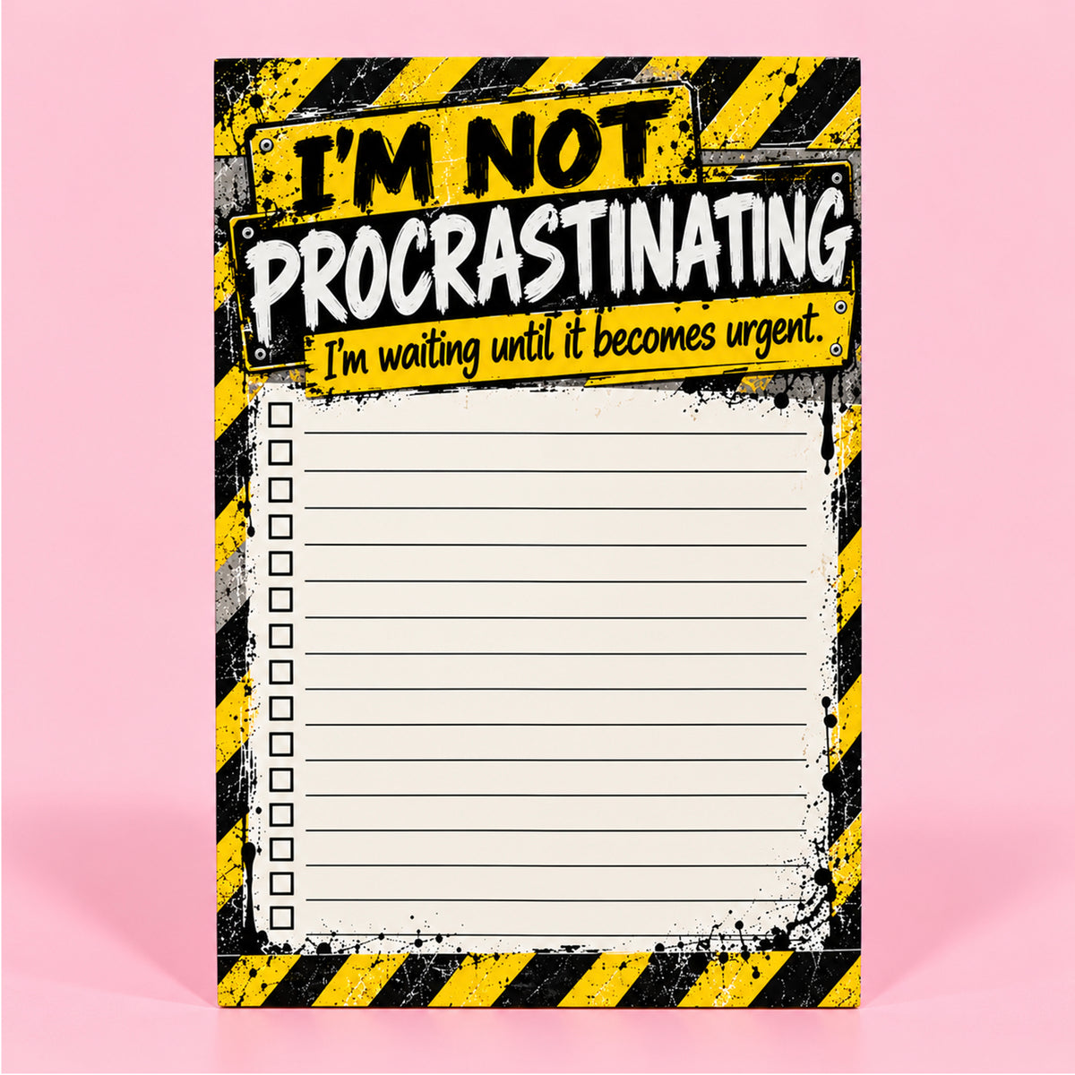 I’m Not Procrastinating Notepad