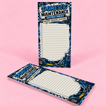 Domestic Maintenance Department Notepad