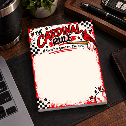 The STL Cardinal Rule Notepad