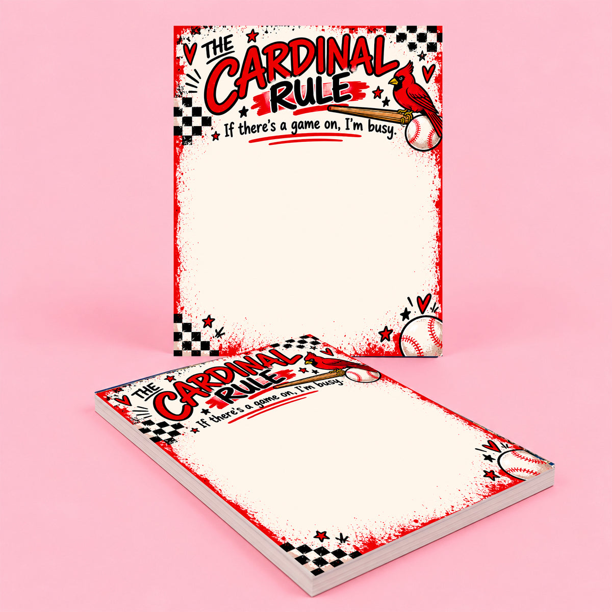 The STL Cardinal Rule Notepad