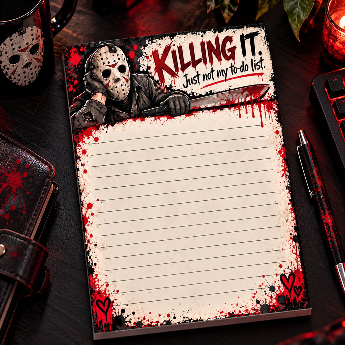 Horrie Small Notepad - Killing It