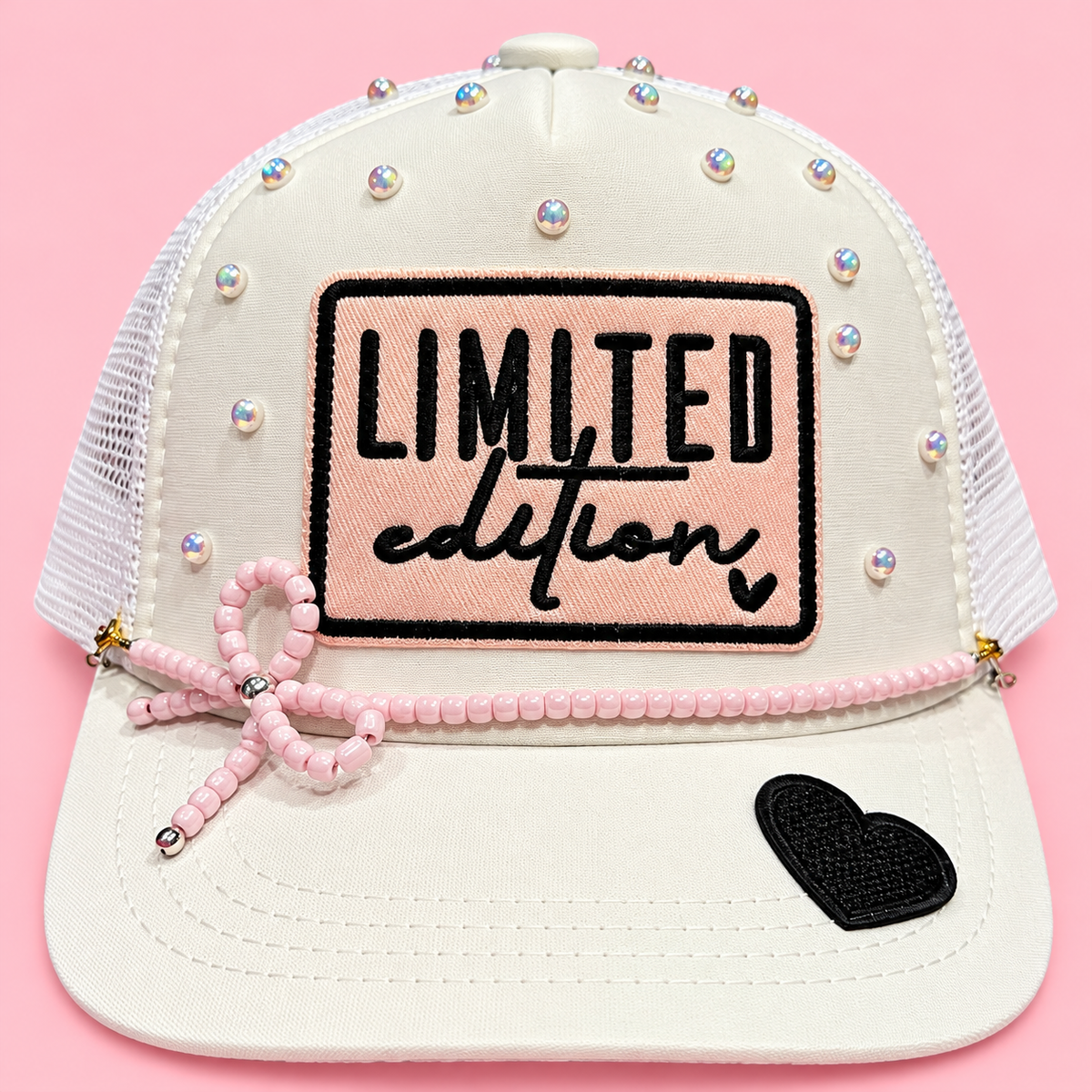 Limited Edition Bow Trucker Hat -by Rose!