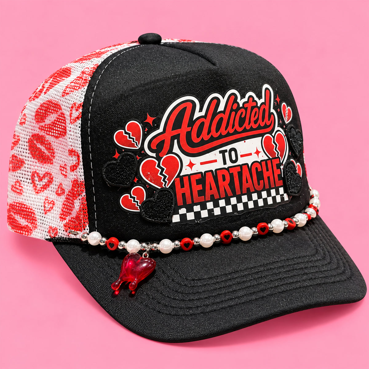 Addicted to Heartache Trucker Hat