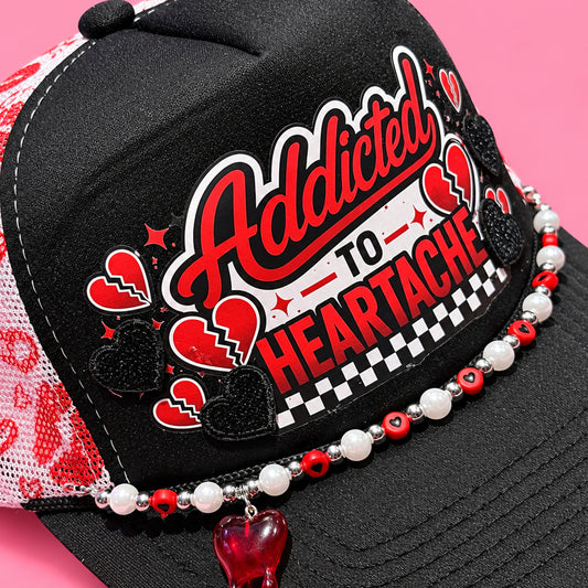 Addicted to Heartache Trucker Hat