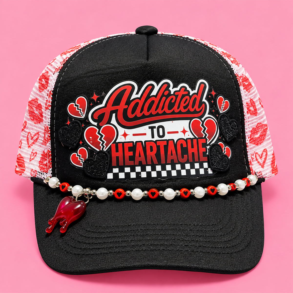 Addicted to Heartache Trucker Hat