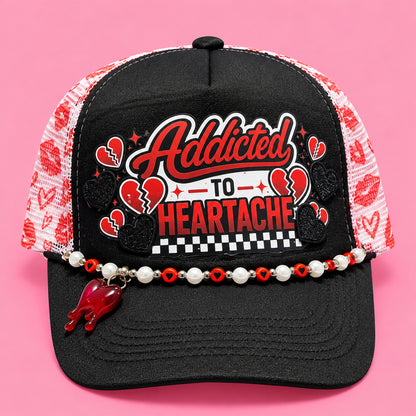 Addicted to Heartache Trucker Hat