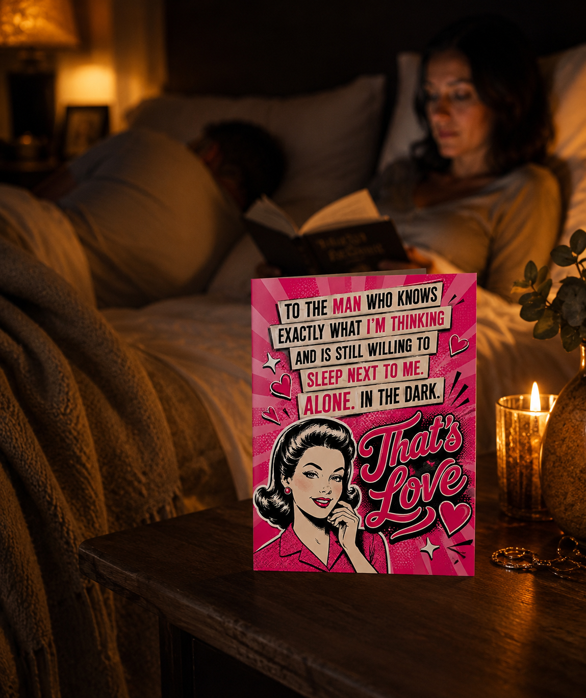 Dark Humor Love Card for Him