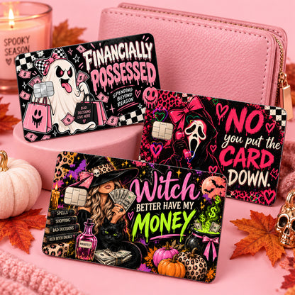 Halloween Themed Credit Card Skins