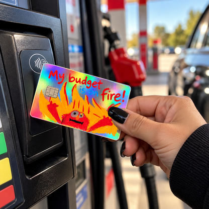 Sorry Your Day Is on Fire Credit Card Skin - By Gwen!