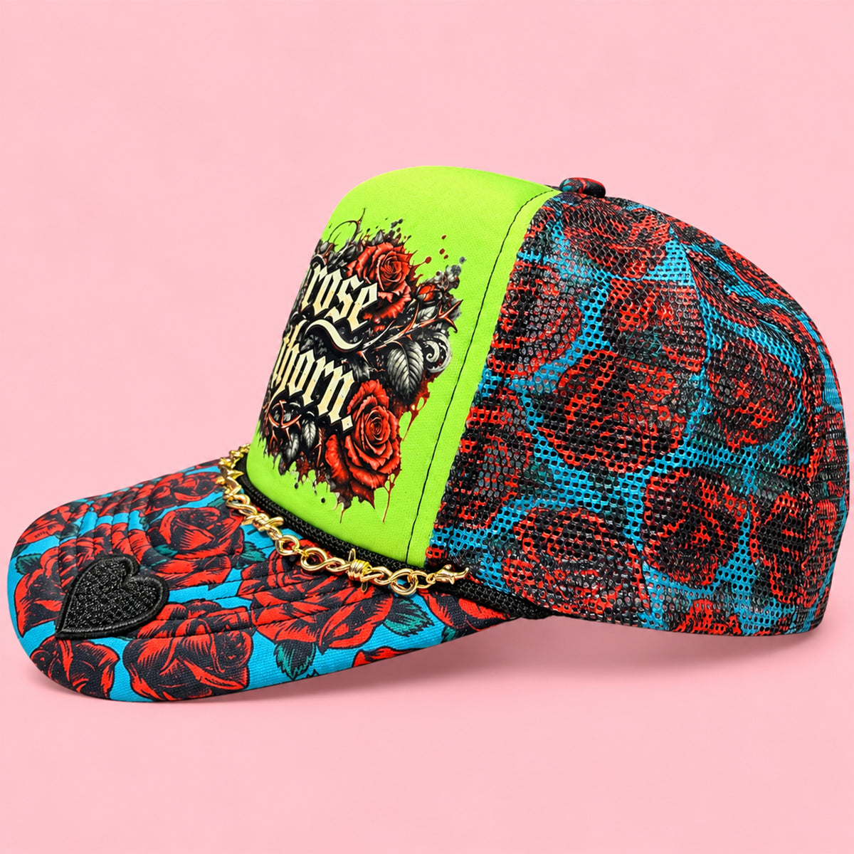 Every Rose Has Its Thorn Trucker Hat