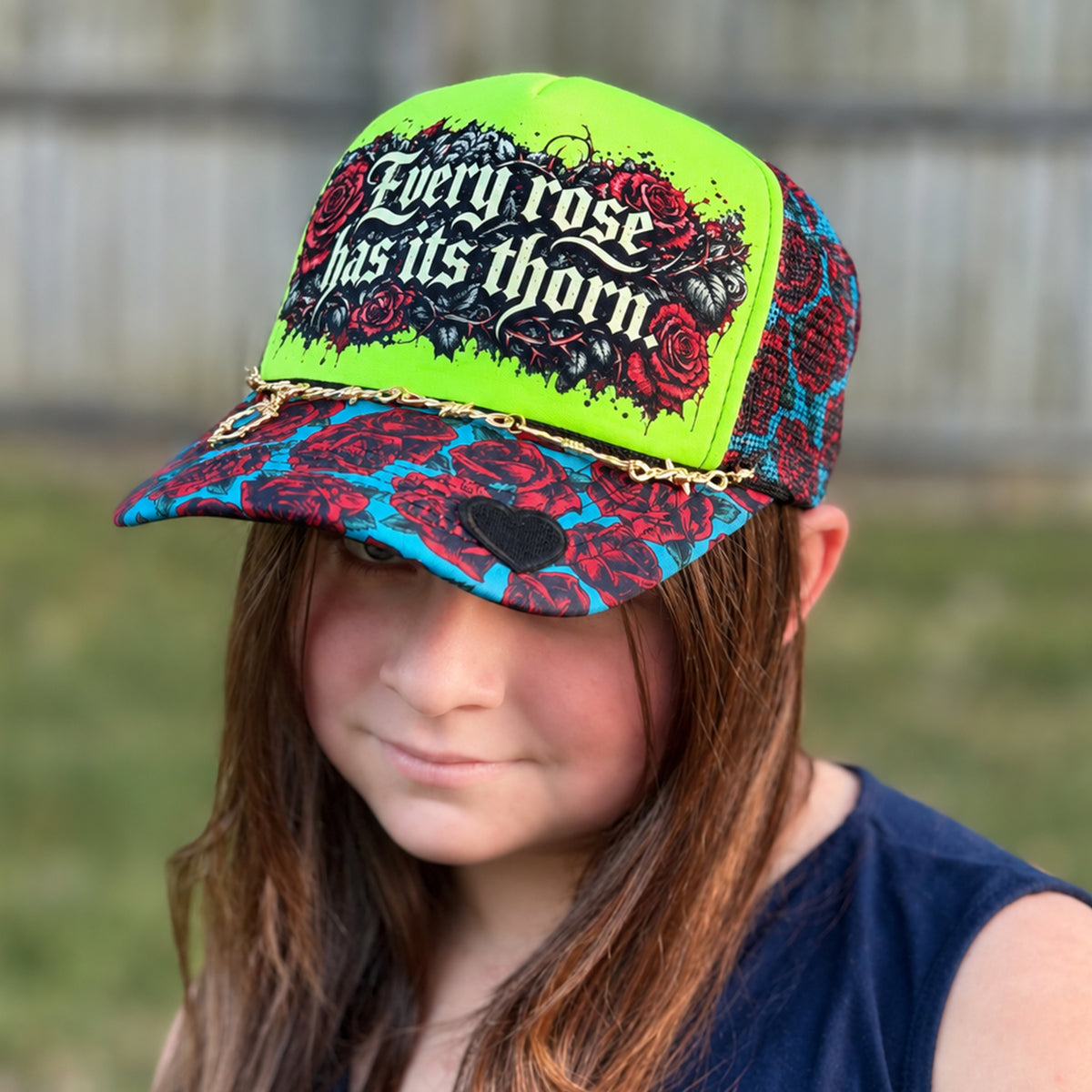 Every Rose Has Its Thorn Trucker Hat