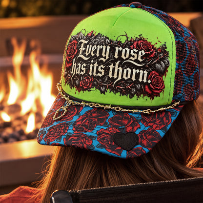 Every Rose Has Its Thorn Trucker Hat