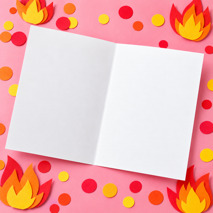 Sorry Your Day Is on Fire  Greeting Card - By Gwen!